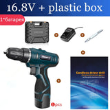 Longyun Rechargeable Lithium Battery cordless Electric Drill bit 12V 16.8V 25V Electric Screwdriver Torque screw gun power tools