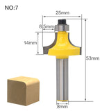 1pc 8mm Shank Trimmer Ceaning Flush Trim Wood Router Bit Straight End Milll Tungsten Milling Cutters For Wood Woodworking Tools