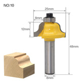 1pc 8mm Shank Trimmer Ceaning Flush Trim Wood Router Bit Straight End Milll Tungsten Milling Cutters For Wood Woodworking Tools