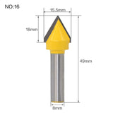 1pc 8mm Shank Trimmer Ceaning Flush Trim Wood Router Bit Straight End Milll Tungsten Milling Cutters For Wood Woodworking Tools