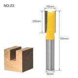 1pc 8mm Shank Trimmer Ceaning Flush Trim Wood Router Bit Straight End Milll Tungsten Milling Cutters For Wood Woodworking Tools