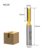 1pc 8mm Shank Trimmer Ceaning Flush Trim Wood Router Bit Straight End Milll Tungsten Milling Cutters For Wood Woodworking Tools