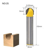 1pc 8mm Shank Trimmer Ceaning Flush Trim Wood Router Bit Straight End Milll Tungsten Milling Cutters For Wood Woodworking Tools