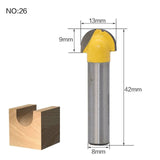 1pc 8mm Shank Trimmer Ceaning Flush Trim Wood Router Bit Straight End Milll Tungsten Milling Cutters For Wood Woodworking Tools