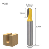 1pc 8mm Shank Trimmer Ceaning Flush Trim Wood Router Bit Straight End Milll Tungsten Milling Cutters For Wood Woodworking Tools