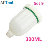 AETool 0.8/1.0mm Nozzle Professional HVLP Spray Guns Sprayer Paint Airbrush Mini Spray Gun for Painting Cars Aerograph Tool