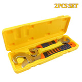 Multi-functional Quick Adjustable 6-32mm Wrench Universal Carbon Steel Pipe and Bolts Nuts Spanner Tool