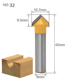 1pc 8mm Shank Trimmer Ceaning Flush Trim Wood Router Bit Straight End Milll Tungsten Milling Cutters For Wood Woodworking Tools