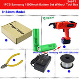 12V 15600mah Automatic Cordless Rechargeable Lithium Battery Electric Rebar Tying Machine Tool Set For Building Rebar Tier