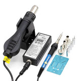 Soldering Station 8858 Portable Digital Hot Air Gun BGA Rework Solder Station Hot Air Blower Heat Gun Desoldering Than 858D 858