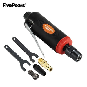 FIVEPEARS Mini Air grinder  Air Angle Die Grinder Kit Pneumatic Tools Air Grinding Set 25000 RPM air tools pneumatic grinder