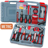 Hi-Spec 67pc Hand Tool Set Metric Car Auto Repair Automotive Mechanics Tool Kit Home Garage Socket Wrench Tools in Tool Case