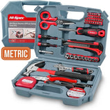 Hi-Spec 67pc Hand Tool Set Metric Car Auto Repair Automotive Mechanics Tool Kit Home Garage Socket Wrench Tools in Tool Case