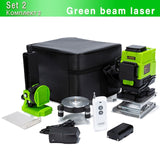 Clubiona IE12  German laser module Floor and wall Powerful Green Lines Remote control 3D Laser Level With Li-ion battery