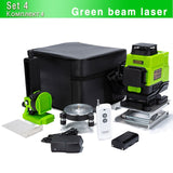 Clubiona IE12  German laser module Floor and wall Powerful Green Lines Remote control 3D Laser Level With Li-ion battery