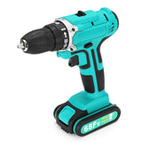 Electric Drill 7500mAh Cordless Screwdriver 25+3 Torque Impact Drills Lithium Battery 2-Speed Power Tools Drill + LED lights