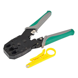 1PC Cable Crimper RJ45 RJ11 RJ12 CAT5 LAN Network Tool Kit Cable Tester Stripper Crimper Plier Top Quality