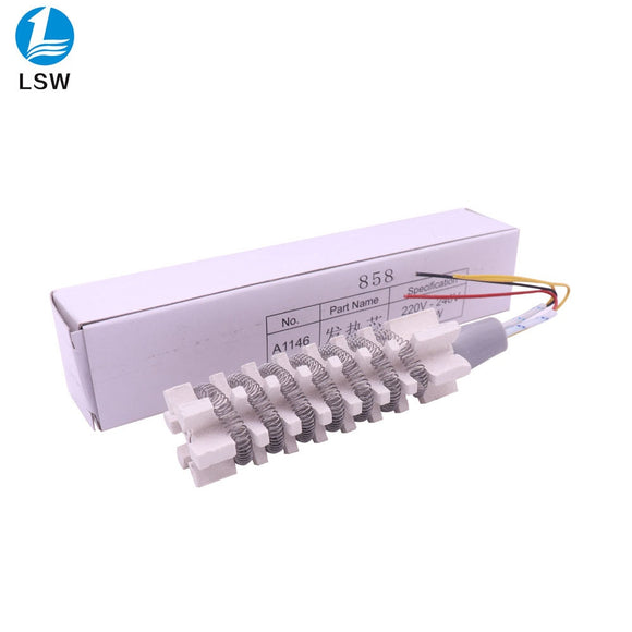 Hot Air Gun Heating Element Ceramic Heating Core 220V Heater For 8586 858 858D 858D+ 8858 8858D Heat Gun Rework Soldering Repair