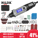 HILDA Electric Drill Mini Engraver Rotary Tool 400W Mini Drill 6 Position For Dremel Rotary Tools Mini Grinding Machine