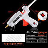 40W-150 Hot Melt Glue Gun with Industrial Glue Stick  Mini Electric Heat Exchanger Tool