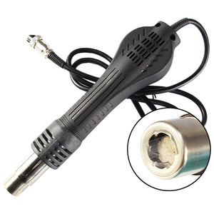 8 Holes Hot Air Gun Handle BGA Rework Solder Hot Air Blower Heat Gun For 858 8858 858D 878A 878 Soldering Station