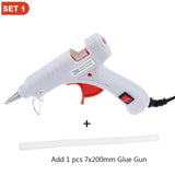 Vastar 20W Hot Melt Glue Gun Industrial Mini Electrical Guns Thermo Electric Heat Temperature Tool With 7mm Glue Stick