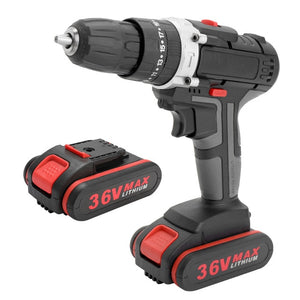 Multifunctional Electric Impact Cordless Drill High-power Lithium Battery Wireless Rechargeable Hand Drills Electric Power Tools