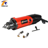 TUNGFULL Electric Drill Rotary Tool Accessories Household Hardware Tools Drilling Machine Dremel Mini Drill Variable Speed