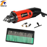 TUNGFULL Electric Drill Rotary Tool Accessories Household Hardware Tools Drilling Machine Dremel Mini Drill Variable Speed