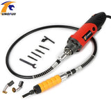 TUNGFULL Electric Drill Rotary Tool Accessories Household Hardware Tools Drilling Machine Dremel Mini Drill Variable Speed