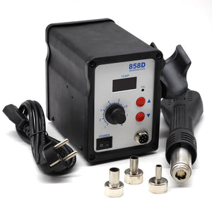 858D Hot Air Gun SMD BGA Rework Soldering Station Industrial Hair Dryer Heat Blower Desoldering Soldering Welding Tool 450W 220V