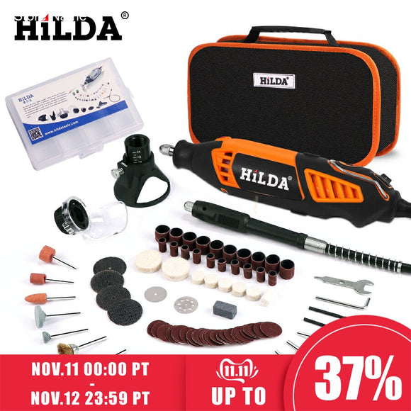 HILDA Electric Drill Dremel Grinder Engraver Grinder Mini Drill Electric Rotary Tool Grinding Machine Dremel Accessories