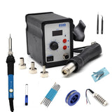 Hot Air Gun 858D BGA Rework Solder Station Blower Hair Dryer Hairdryer Soldering Heat Gun 220V For SMD SMT Welding Repair