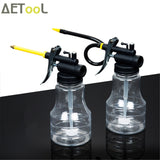 AETOOL Brand HVLP Oiler Pump Hose Machine Oil Pot Grease Spray Gun Paint Cans Repair Hand Tool High Pressure Lubricator Airbrush