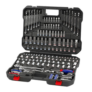 WORKPRO 164PC Sockets Set Mechanic Tool Set Car Repair Tools Wrenches Screwdrivers Ratchet Combination Tool Kits Hex Key