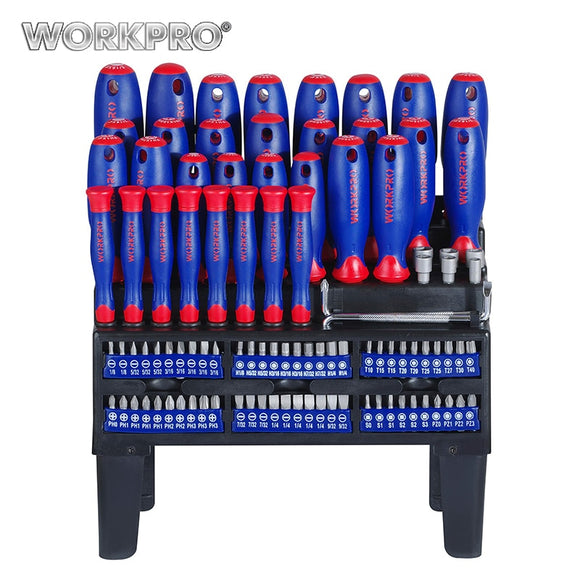 WORKPRO 100PC Screwdriver Set Home Tool Set Precision Screwdrivers for Phone Screw Driver