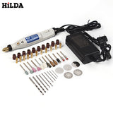 HILDA 18V Engraving Pen Mini Drill Rotary tool With Grinding Accessories Set Multifunction Mini Engraving Pen For Dremel tools