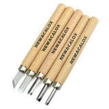 NEWACALOX 12pcs Woodcut Knife Scorper Wood Carving Tool Woodworking Hobby Arts Craft Nicking Cutter Graver Scalpel Multi DIY Pen