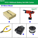 12V 15600mah Automatic Cordless Rechargeable Lithium Battery Electric Rebar Tying Machine Tool Set For Building Rebar Tier