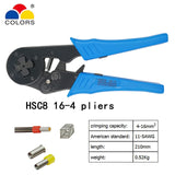 Crimping tools pliers electrical tubular terminals box mini clamp HSC8 10S 0.25-10mm2 23-7AWG 6-4B/6-6 0.25-6mm2 16-4 tools sets