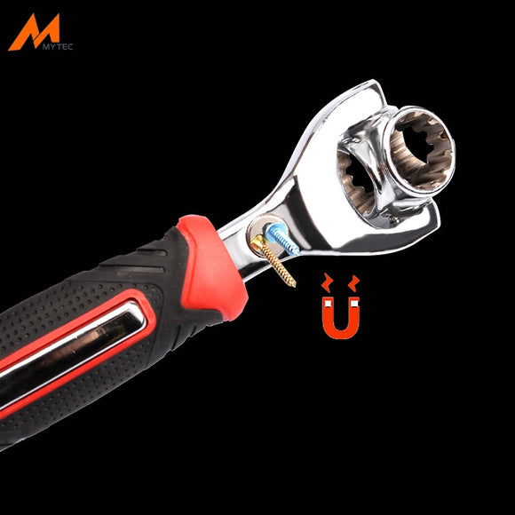 Magnetic Tiger Wrench Car Motorbike Repair Spanner 48-in-1 Multi-functional CRV Socket Wrench Key