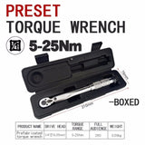 1/4 3/8 1/2The Torque Wrench Drive 5-25 Nm Two - Way To Accurately Mechanism Wrench Hand Tool spanner torquemeter Preset ratchet