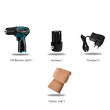 12V Electric Screwdriver Electric Drill lithium cordless drill Cordless Screwdriver Mini Drill rotary tool Power Tools