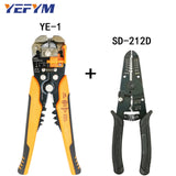 Multi tools pliers stripper cutter cable wire capability 0.25-6mm2 HS-D1 YE-1 brand crimper acutomatic electrical repair tools