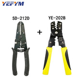 Multi tools pliers stripper cutter cable wire capability 0.25-6mm2 HS-D1 YE-1 brand crimper acutomatic electrical repair tools